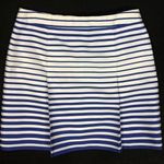 Banana Republic  Blue White Striped Pencil Skirt Size 4 Photo 0