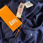 Pink Lotus  blue drawstring leggings S NWT $78 Photo 2