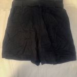 Banana Republic  Black Paper Bag Shorts with Elastic Waistband Photo 3