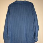 SheIn Blue button down flannel Photo 2