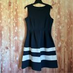 Apt. 9  Navy Blue Colorblock Fit & Flare Scuba Dress Photo 1