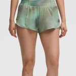 Lululemon  Hotty Hot High-Rise Lined Short 2.5" Chroma Drift Green/Palm Court 6 Photo 0