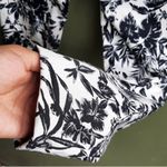 Rope Picnic Floral Black & White Casual Pants Stretchy XS/S Size undefined Photo 5