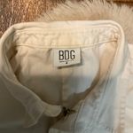 BDG Short Sleeve Jumpsuit Size Small CreamShort Sleeve Denim One Piece Zipper Photo 1