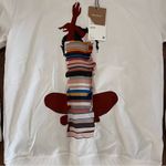 Book Reader Girl Pullover Sweatshirt White Size M Photo 4