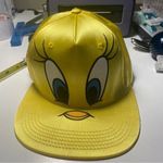 Looney Tunes  Tweety Bird SnapBack Shiny Yellow Baseball Hat Warner Bros One size Photo 0