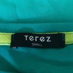 Terez  Women's Green Crew Neck Long Sleeve Pullover Activewear Sports Top Size S Photo 2