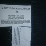 Gloria Vanderbilt  16 38 Linen Blend Dark Wash Navy Shorts Plus Photo 8