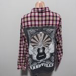Pie In The Sky  Nashville Flannel Guitar Medium Country Western Plaid Photo 1