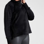 Athleta Double Cozy Karma Funnel Neck Turtleneck Sweatshirt Velour Size XS Photo 0