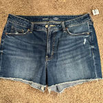 Old Navy NWT  Women's Classic Blue Jean Shorts High Rise OG Straight Photo 0