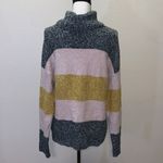 Olivia Sky  colorblock winter turtleneck sweater Photo 2