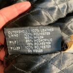 wilson's leather Vintage 90s  Black Faux Fur Lined Bomber Jacket Oversized Large Photo 14