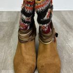 Steve Madden  Tolteca Western Boots Size 8 Brown Blanket Southwest Photo 1
