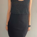 EXPRESS L Women's Bandage Dress  Black Silver Party clubbing cocktail Photo 1