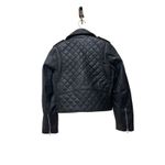 Sandro Ewan Leather Quilted Biker Jacket Size Medium Photo 8