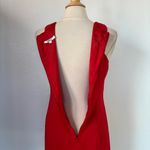 Rampage Vintage 90s  Solid Red Mini Sleeveless Sheath Dress Photo 3