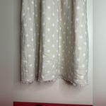 Charlie Paige Tan Polka Dot Halter Dress Linen Blend Tie Back Small Photo 2