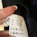 Hugo Boss BOSS Velivia black burgundy blue colorblock wool pencil skirt 10 Photo 7