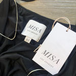 MISA Los Angeles  Domino Vneck Knot Front Tie Womens Maxi Dress Size XS Photo 4