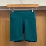 Skatie Cece Booty Shorts Galapagos Biker Shorts Teal - size S - MSRP $65!! Photo 0