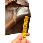 Banana Republic  Women's Brown Leather Wedge Ankle Boots Size 8 Photo 9