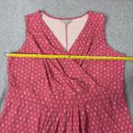 Woman Within Plus 1X Pink Sleeveless Knee Length Dress Photo 5