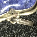 Blue & 925 silver heart charm Valentine's Day love Photo 5