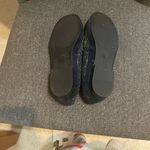 Coldwater Creek  Navy Flats with Gold Detailing Photo 11