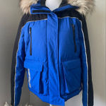 ZARA  Royal Blue Extreme Weather Puffer Jacket Photo 0