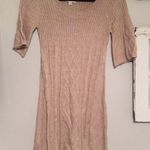 Thanksgiving Sweater Dress Tan Photo 0