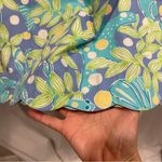 Lilly Pulitzer Y2K fish tropical scalloped edge mini skirt sz 4 Photo 2