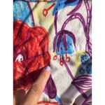 Jams World Vintage Retro Trinity Floral Artwork Button Down Shirt Womens Medium Photo 8