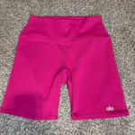 Alo Yoga Pink  Biker Shorts Photo 0