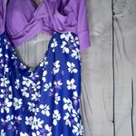 Summer Mae Purple and Blue Floral One Piece Swimsuit Photo 10