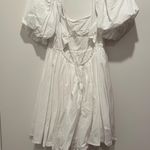 Mabel White puff sleeve dress Photo 1