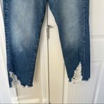 3x1 higher ground distressed boyfriend straight leg crop jeans raw hem size 28 Photo 6
