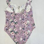 River Island  Sleeveless Ruffle Bodysuit In Light Purple Size 16 (b8.1) Photo 6