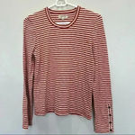 Madewell  Crew Neck Striped Long Sleeve Sweater size s‎ Photo 1