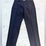 Kate Spade New York Margaux Tuxedo Stripe Navy Wool Cropped Trousers NWOT Sz 4 Photo 11