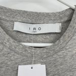 IRO NWT Tarika Sleeveless Crewneck Top Padded Shoulder Size XS Organic Cotton Photo 2