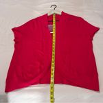 212 Collection Pink Soft Stretch Knit Open Front Bolero‎ Shrug Cardigan Topper Size XL Photo 9