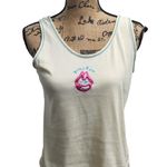 Extreme Limit Tank Top Y2K Lips Graphic Sleeveless Top S/C Pink Photo 0