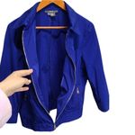 Per Se  Women's Navy Blue Zip Up Jacket Size 12 New Without Tags Photo 2