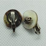 Vintage Abalone Shell Button Clip Photo 4