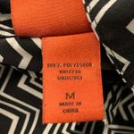 Missoni  Womens Blouse Black White Chevron Long Sleeve Boho Top Photo 3