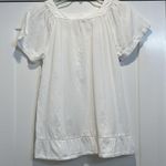 Garnet Hill Women's White Top size 2. Photo 5