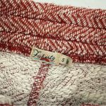 Faherty  Seabrook Jogger Sweatpants Whitewater Red Herringbone High Rise Photo 10