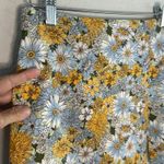 Urban Outfitters Flower Power 70s Daisy Mini Skirt Orange Yellow Festival Mod Photo 2
