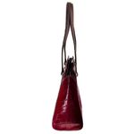 Dooney & Bourke  ‘Charlotte’ Red Croc Embossed Leather Tote Bag in “Bourdeaux” Photo 1